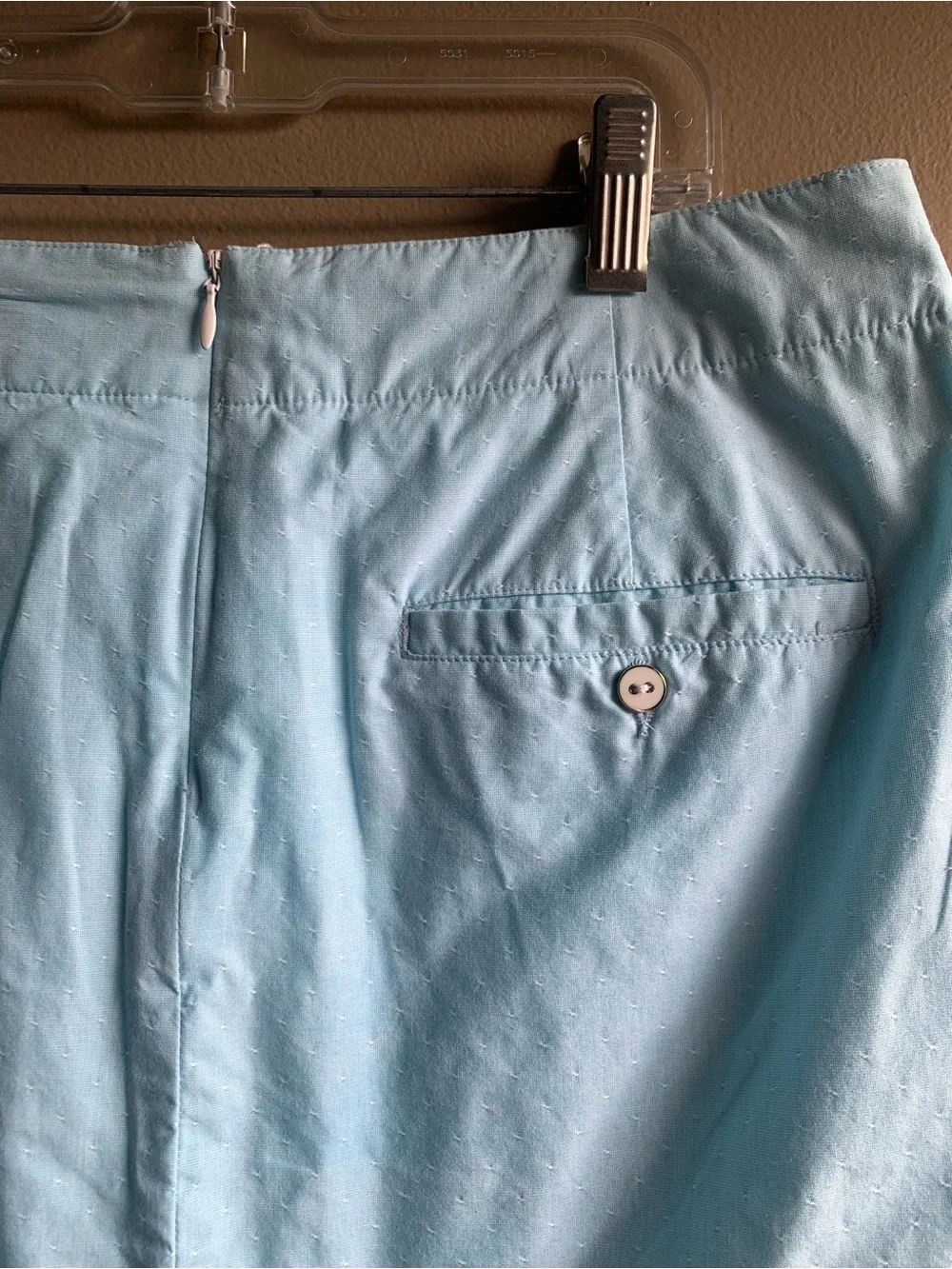 Lady Hagen Women's Light Blue Embroidered A-Line Golf Skort - Size 6